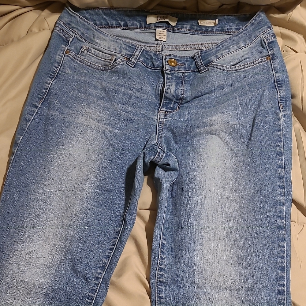 Vintage America Blues Light Wash Denim Jeans